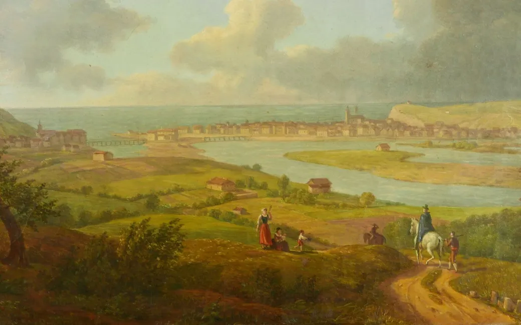 Exposition temporaire ... - Crédit: Alexandre-Louis-Robert Duperreux (1764-1843). Ciboure_Musée Pyrénéen d Lourdes | CC BY-NC-ND 4.0