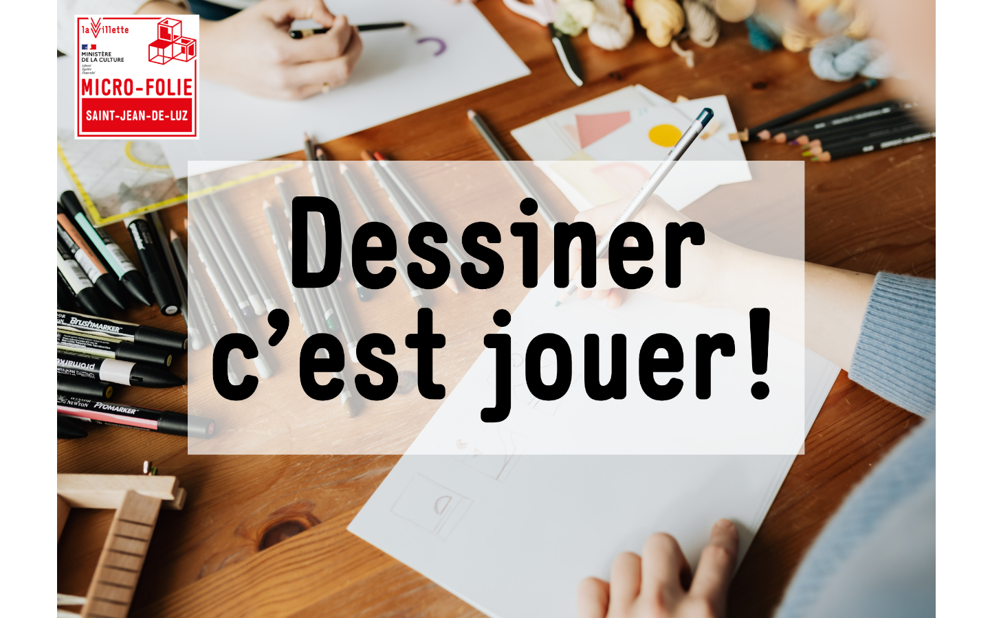 Micro-Folie : Dessiner c'est jouer !