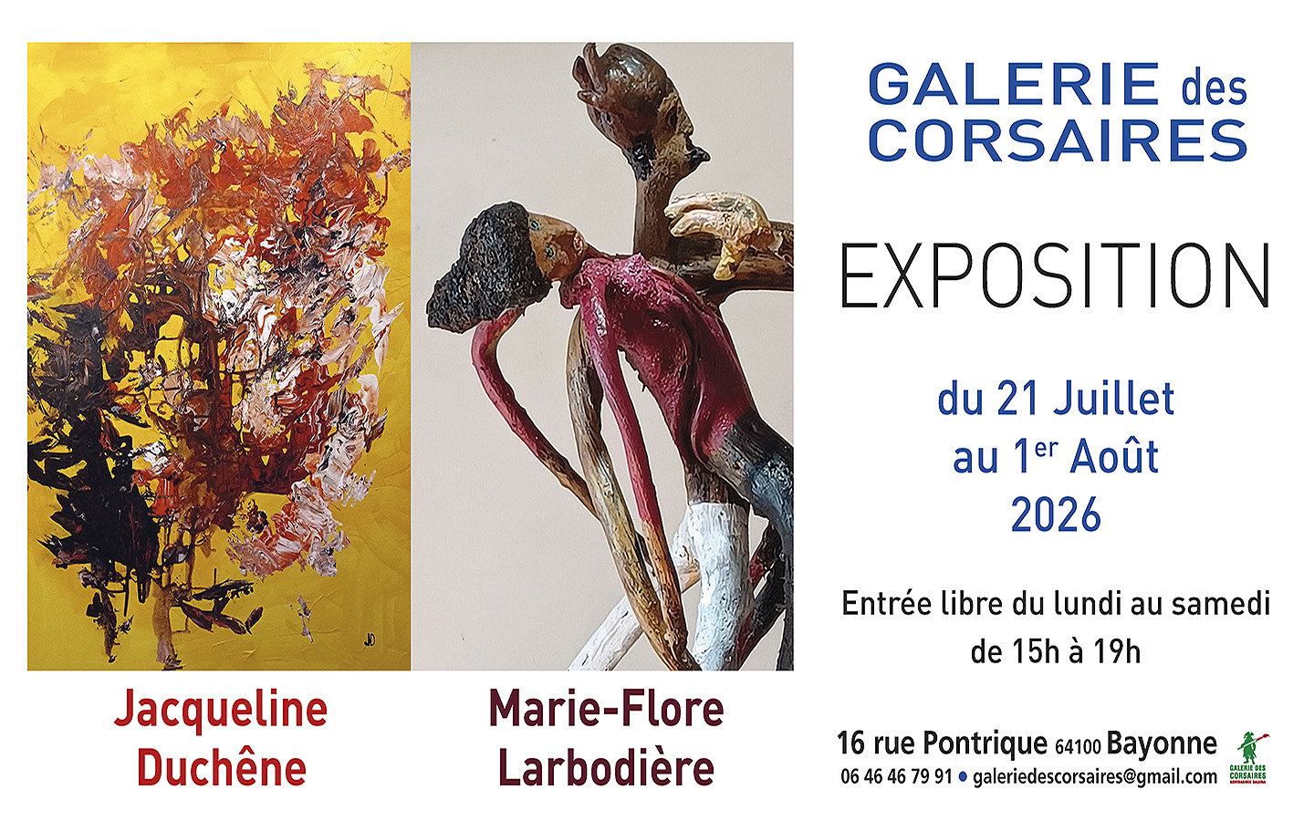 Exposition Jacqueline Duchêne et Marie-Flore L ...