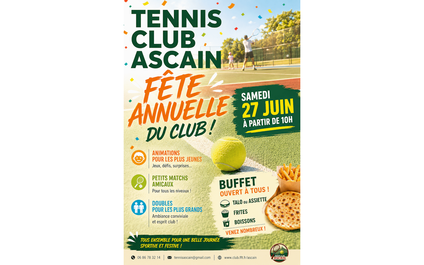 Fête du club de tennis