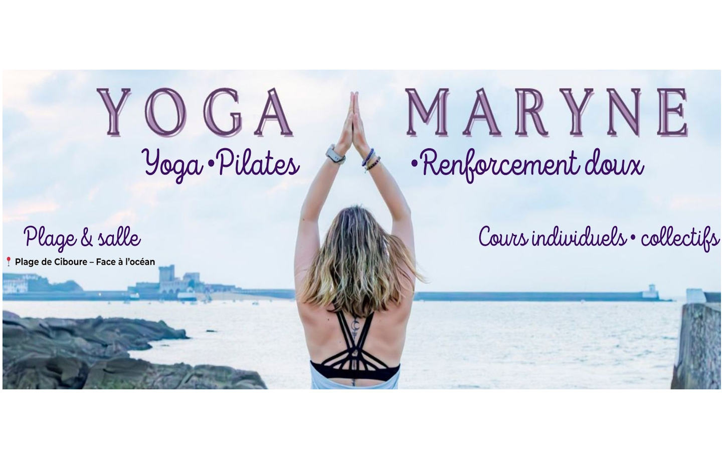 Yoga sur la plage