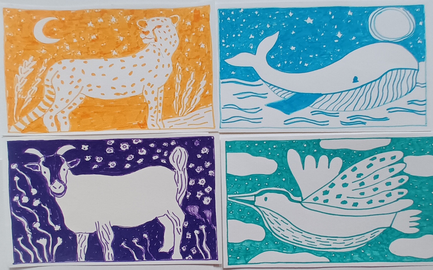 Stage peinture enfants ! les animaux et les co ...