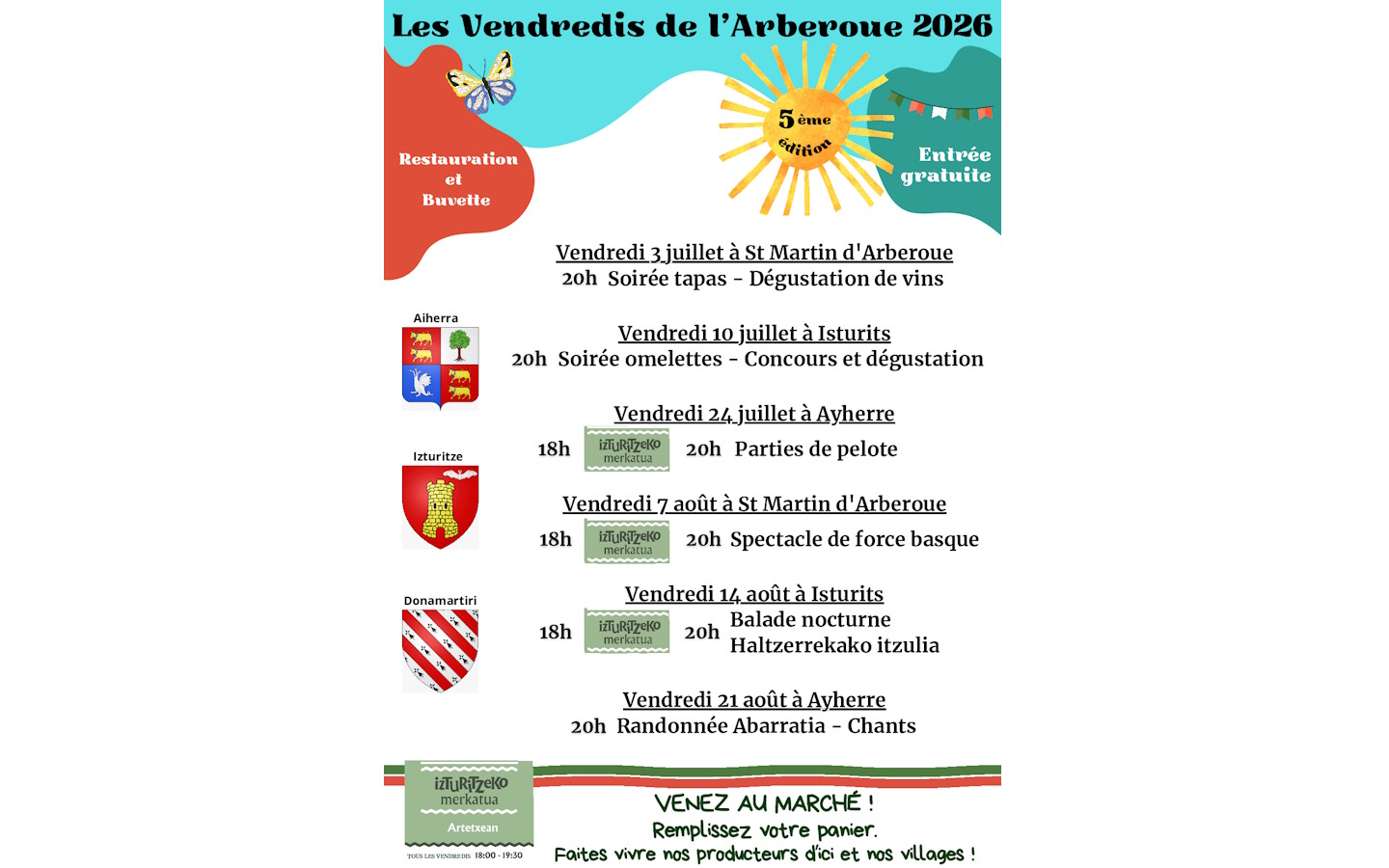 Les vendredis de l'Arbéroue