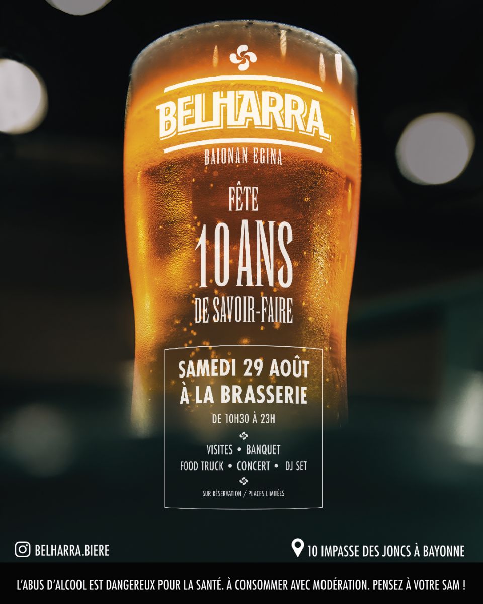 La Brasserie Belharra® fête ses 10 ans