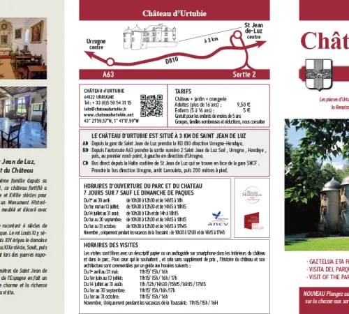 Une expérience à vivre: visite du château d'Urtubie et jeux