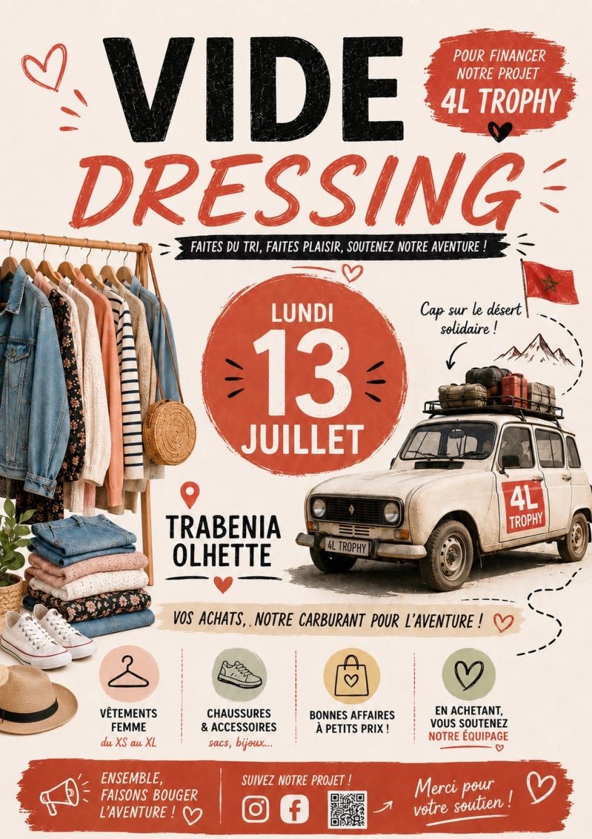 Vide Grenier pour financer le 4L Trophy
