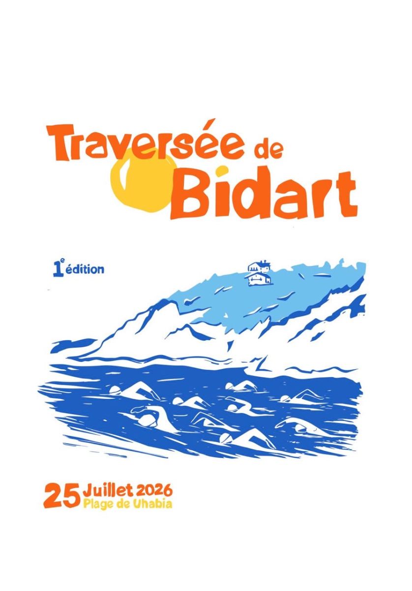 Traversée de Bidart à la nage