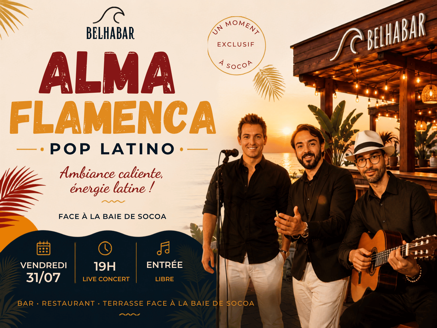 LIVE MUSIQUE POP LATINO - ALMA FLAMENCA - BELH ...