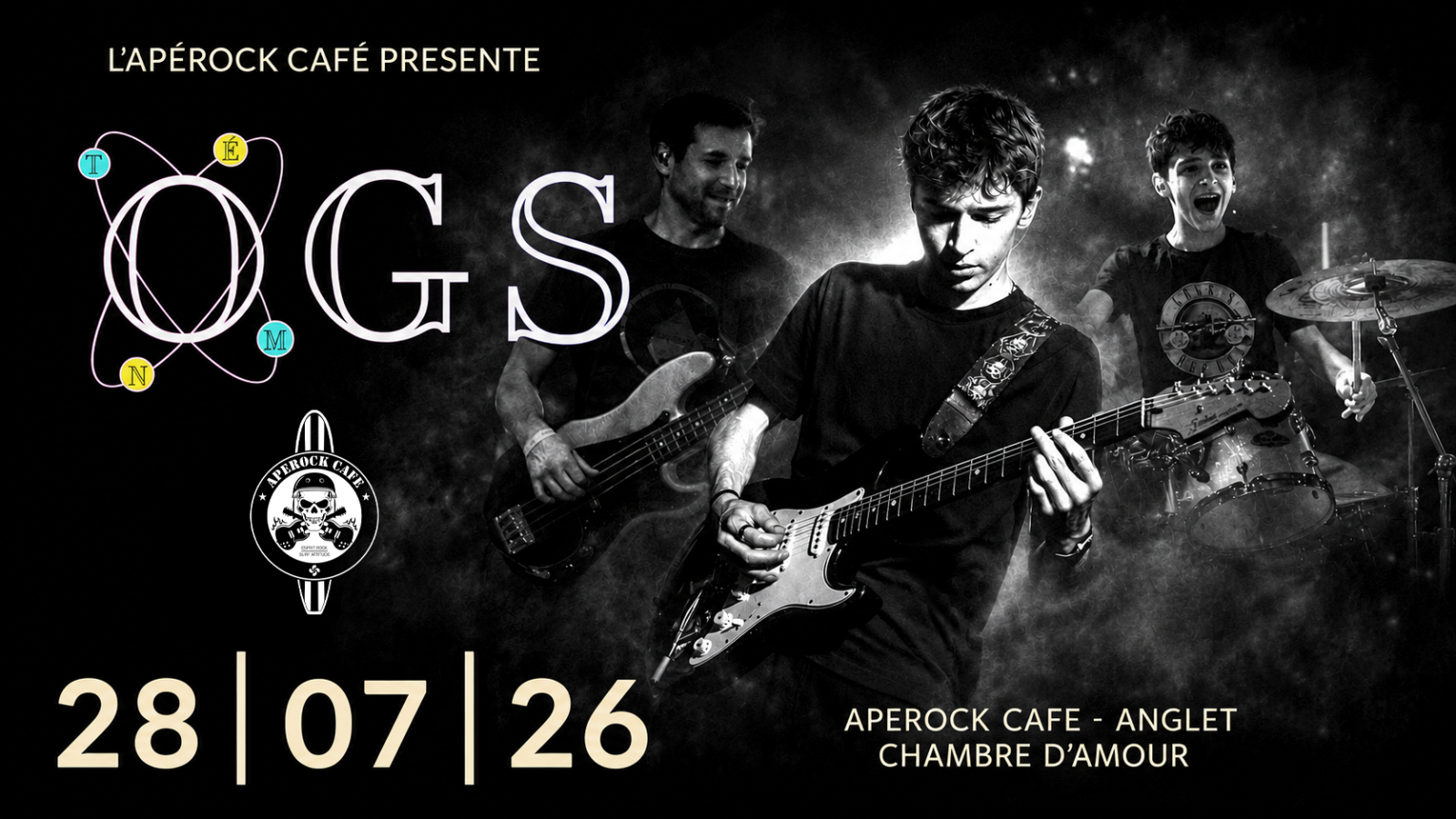 OGS LIVE - MARDI 28 JUILLET - COVERS - ENTRÉE  ...