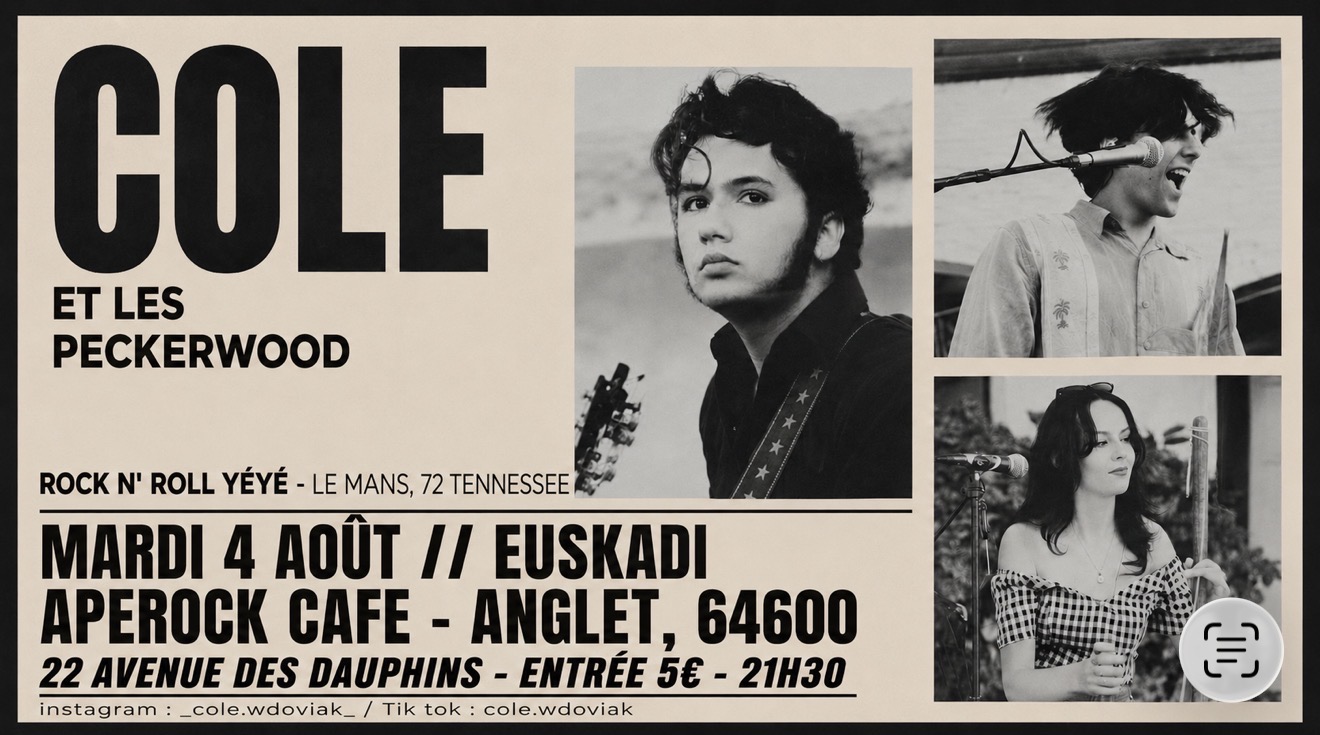 COLE ET LES PERKWOOD - APÉROCK CAFÉ - ANGLET - ...