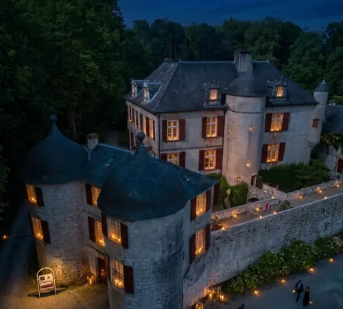 Quand le château d'Urtubie danse à la chandelle