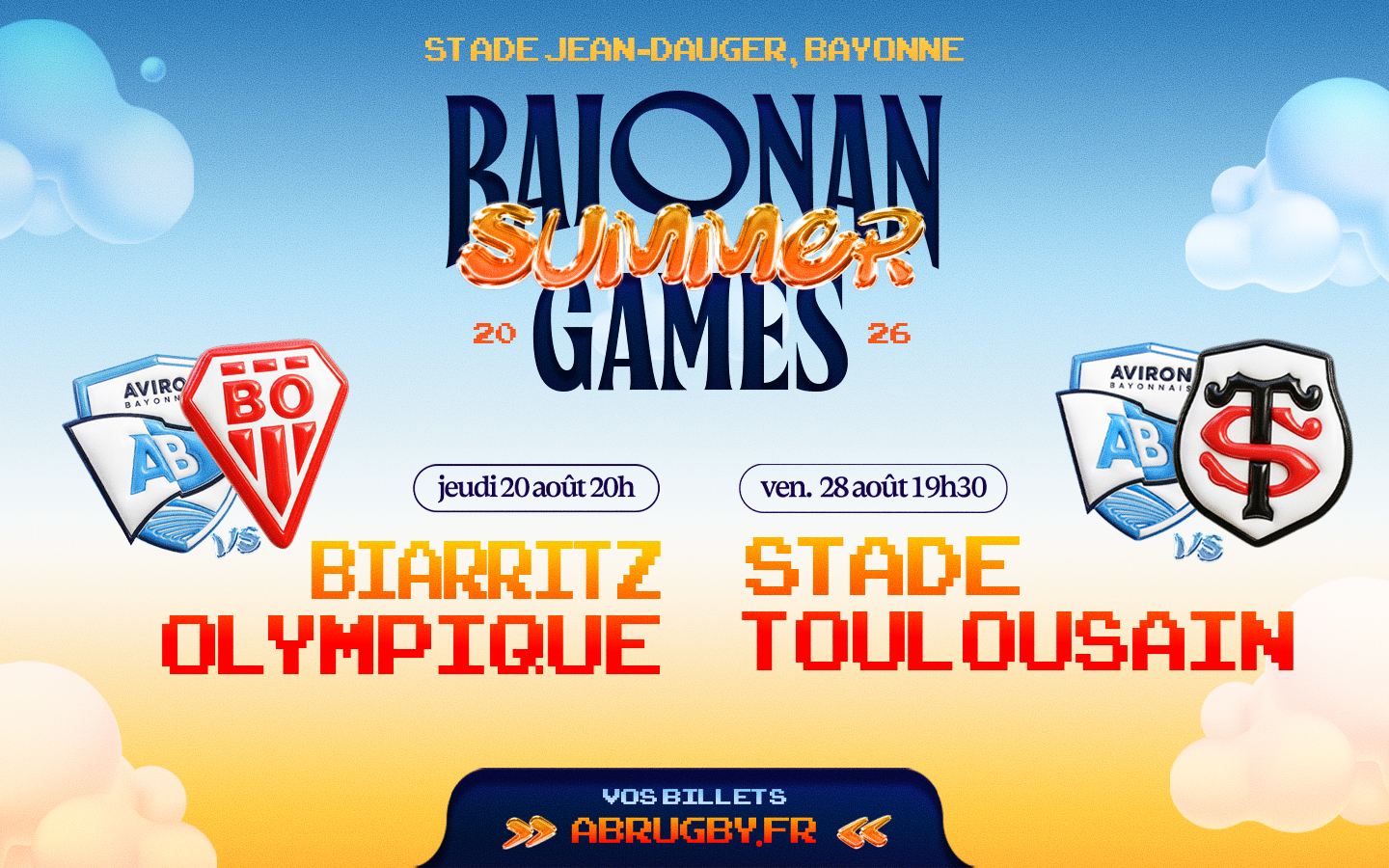 RUGBY - Aviron Bayonnais - Matchs amicaux Biar ...