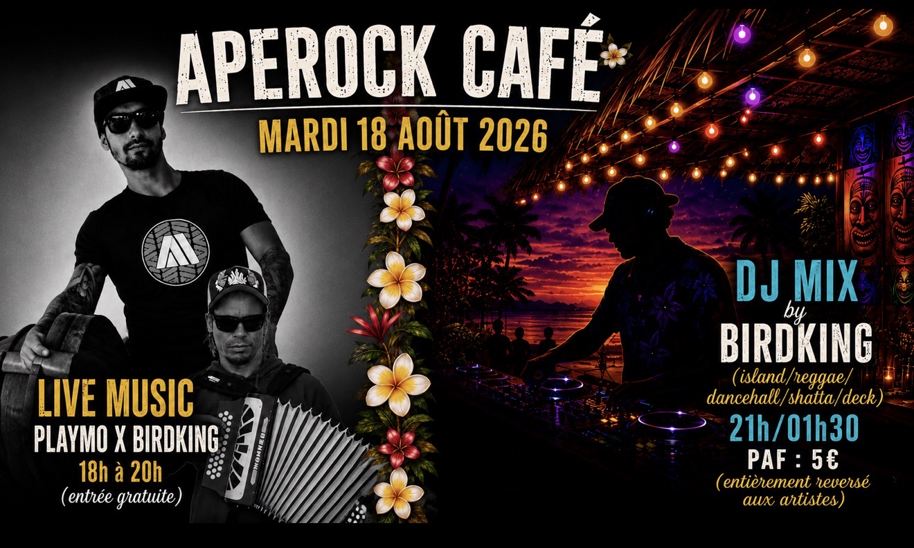 🌺 Soirée Tahitian Deck à l'Apérock Café ! 🌴 -  ...