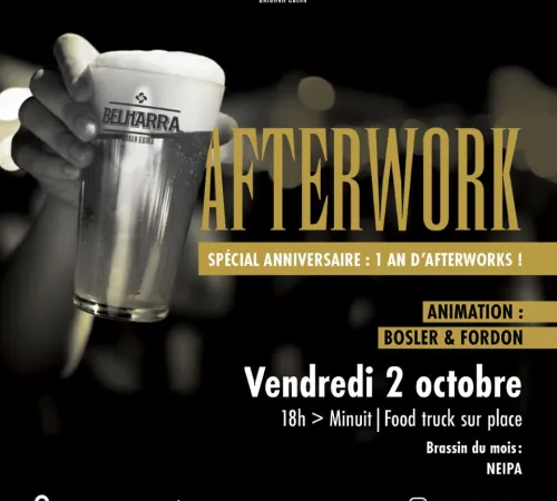 Afterwork à la Brasserie Belharra® à Bayonne