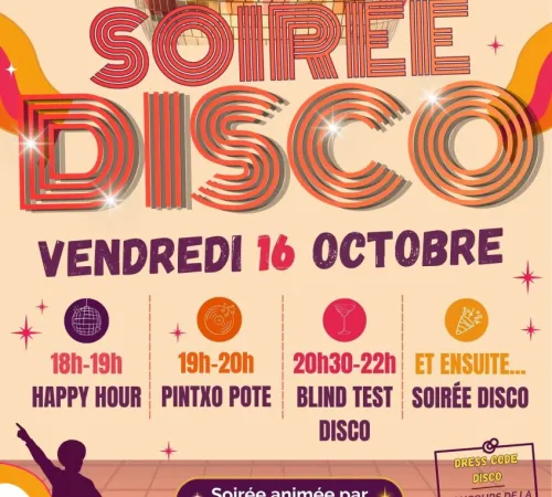 SOIRRÉE DISCO CHEZ KINKA À ST PÉE