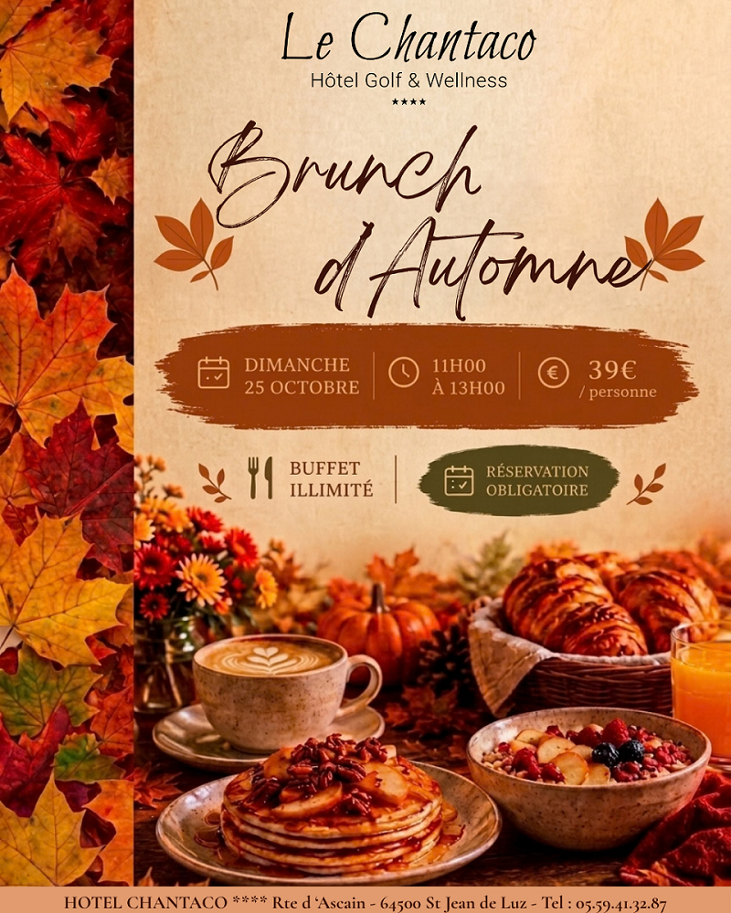 Brunch d'Automne à l'Hôtel Chantaco****