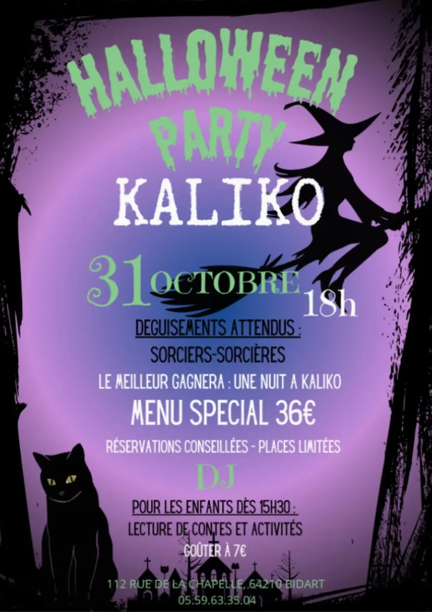 SOIREE HALLOWEEN°KALIKO