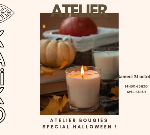 ATELIER BOUGIES D'HALLOWEEN°KALIKO
