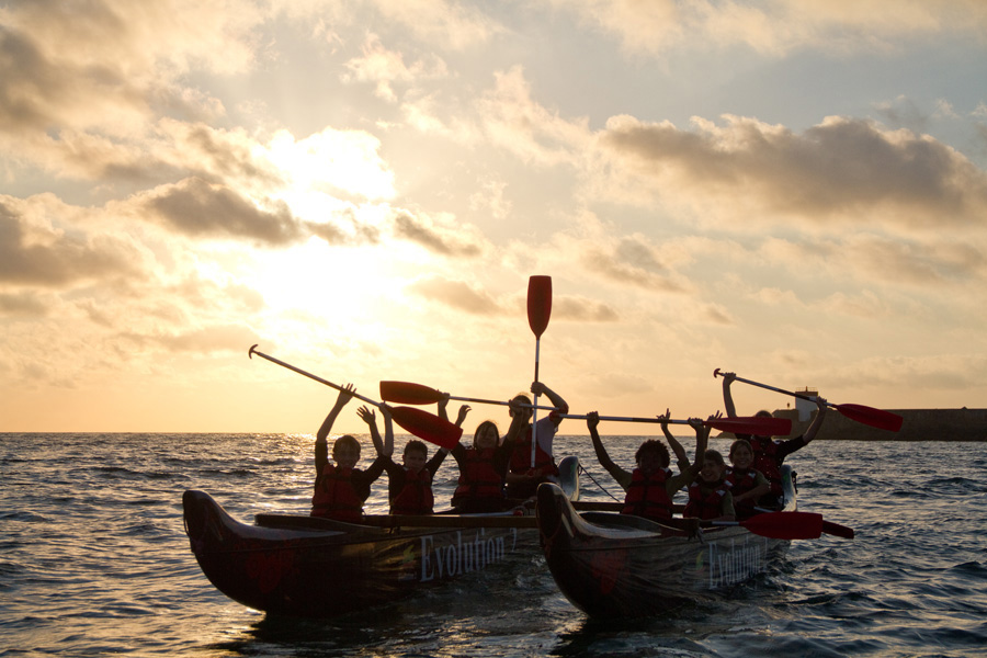 Pirogue Hawaïenne SaintJeandeLuz Canoë / Kayak / Kayak de mer / Wave Ski / Pirogue