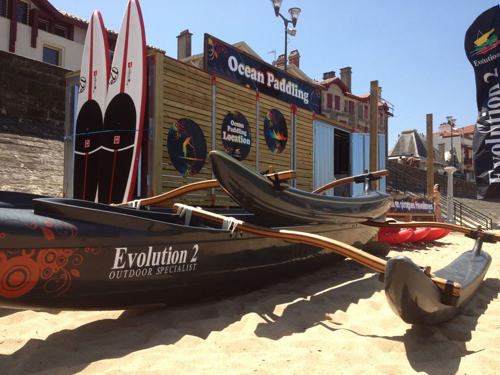 Pirogue Hawaïenne SaintJeandeLuz Canoë / Kayak / Kayak de mer / Wave Ski / Pirogue