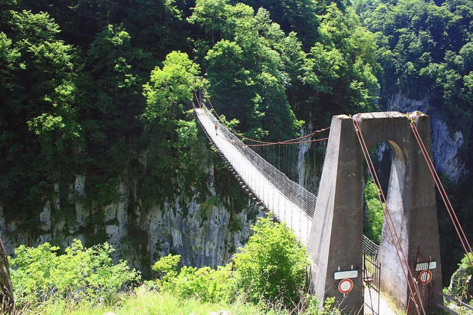Gorges d'Olhadubi et la passerelle d’Holzarte