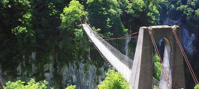 Gorges d'Olhadubi et la passerelle d’Holzarte