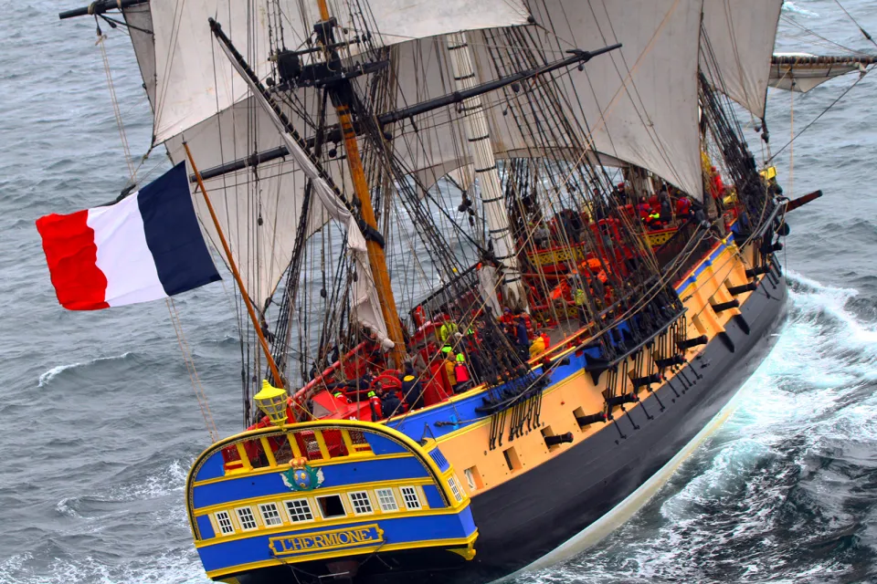L'Hermione, le grand carénage