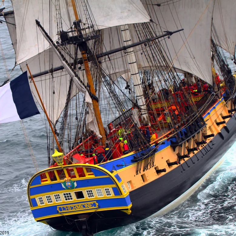 The Hermione, the large fairing