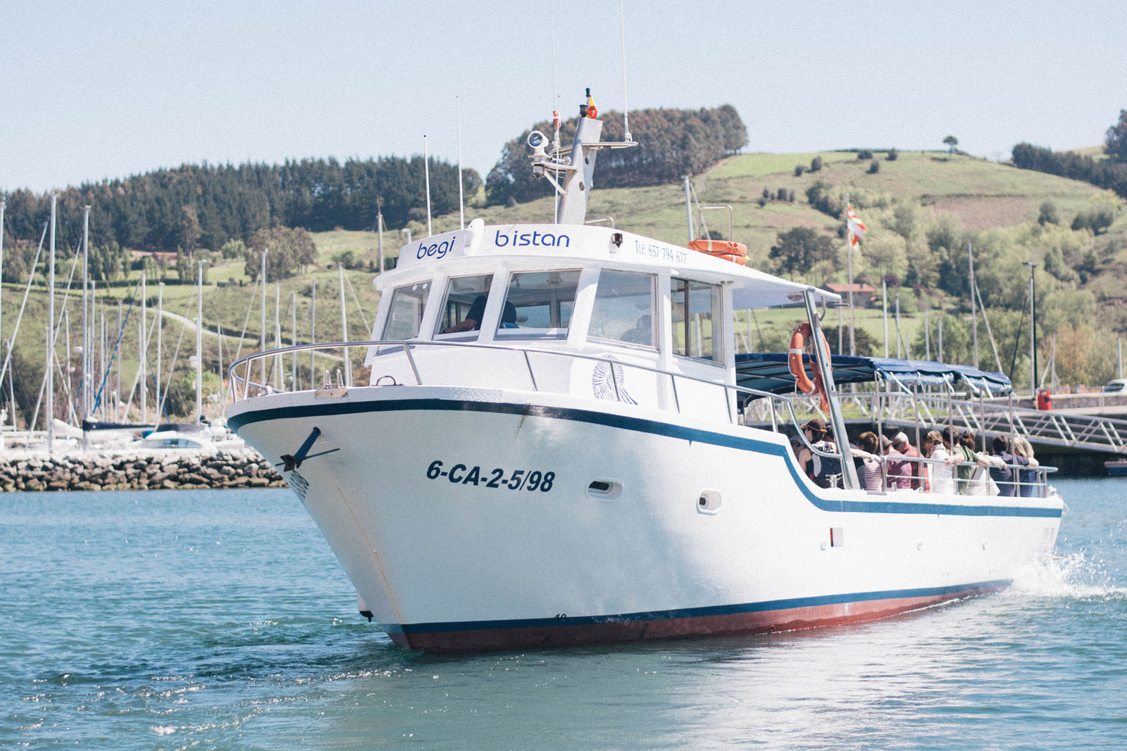 Barco en el Flysch