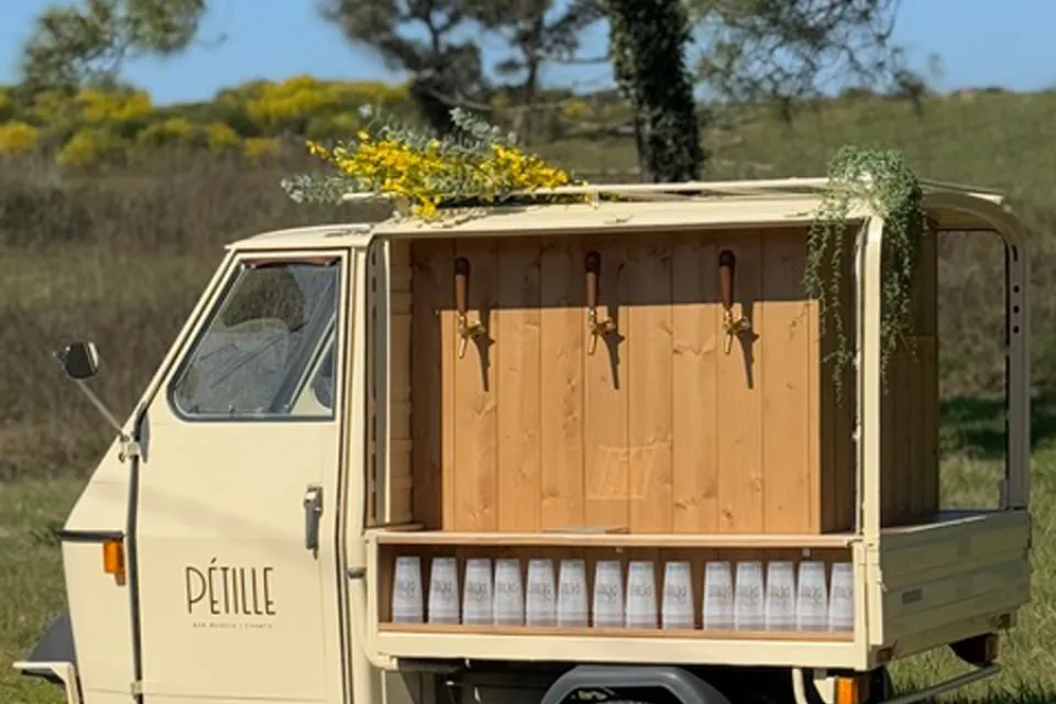 Bar mobile vintage à Biarritz pour vos événeme ...