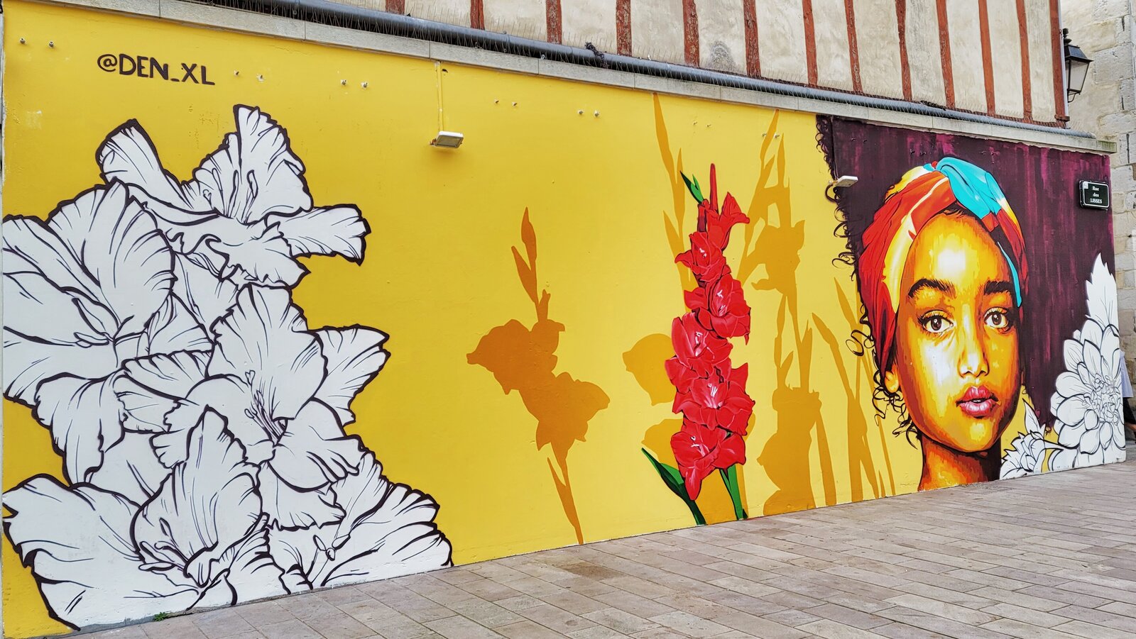 Street-Art in Bayonne : discreet works with murals
