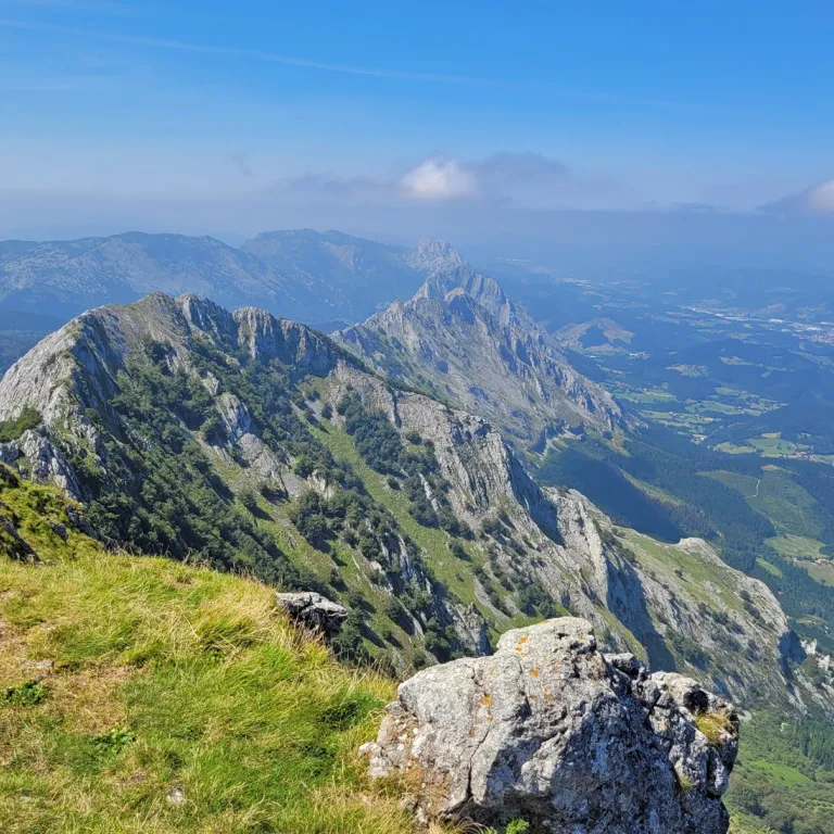 Hiking in the Urkiola Natural Park