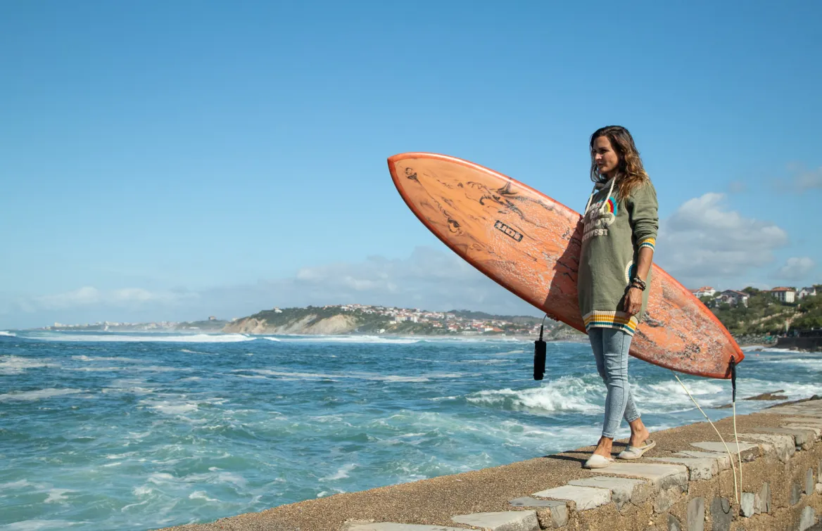 Surfing in the Basque Country