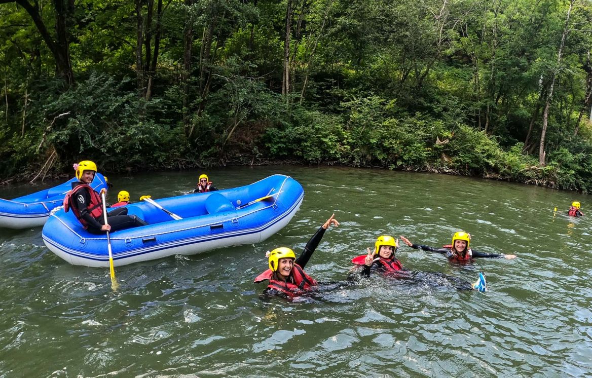 Rafting en la Nive