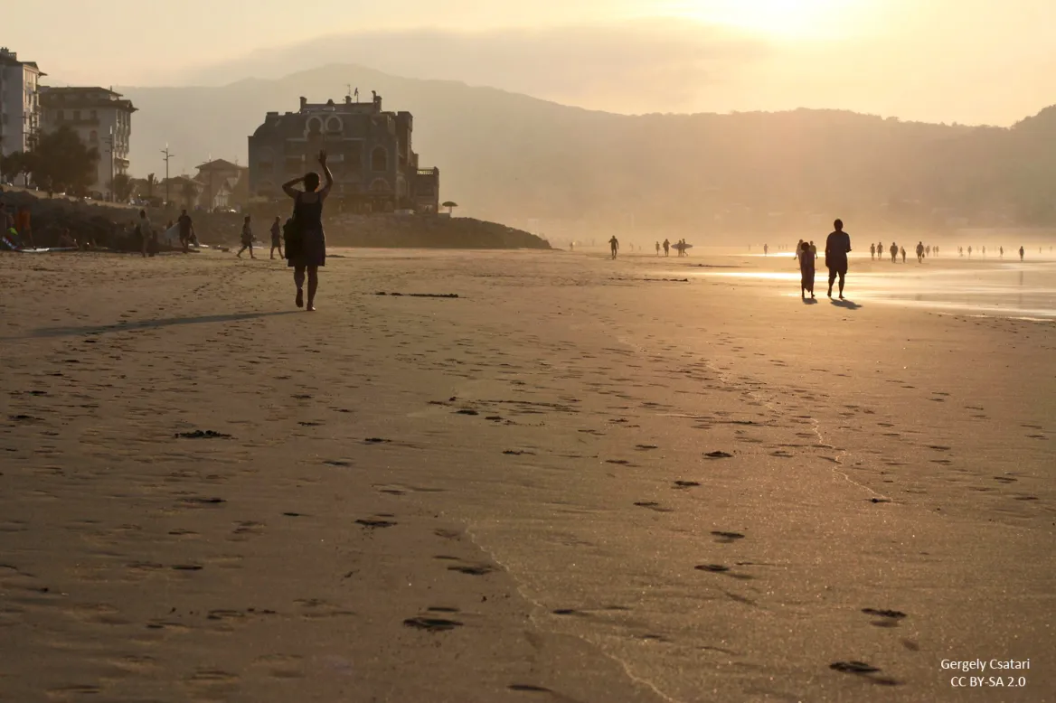Hendaye beach