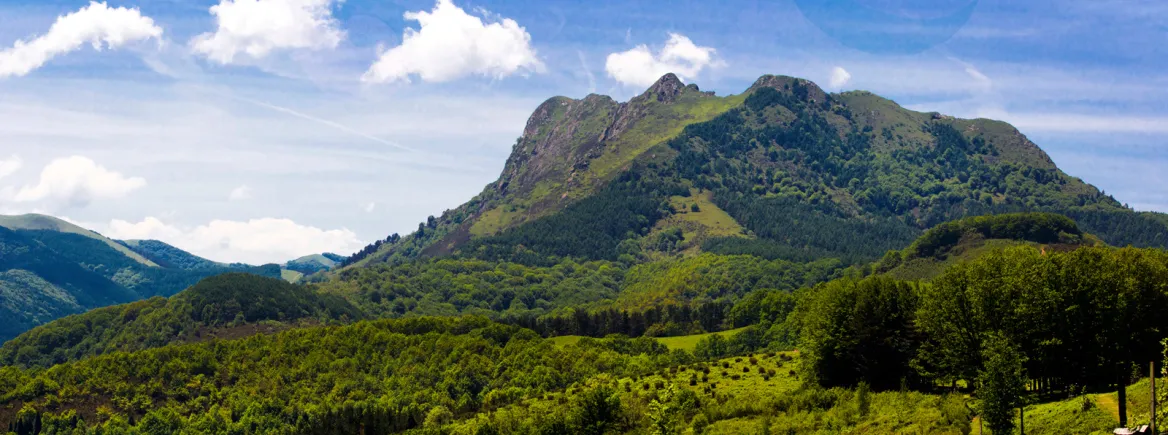 Le verdoyant parc natural Aiako Harria