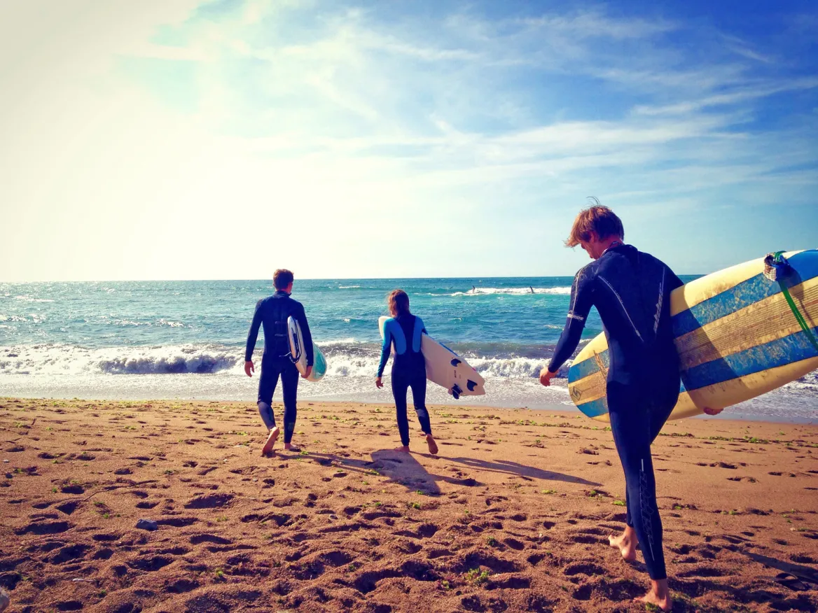 Faites du surf en tout saison