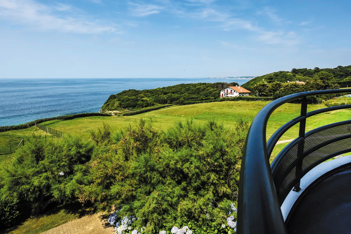The Saint-Jean-de-Luz Nature Reserve, sea view