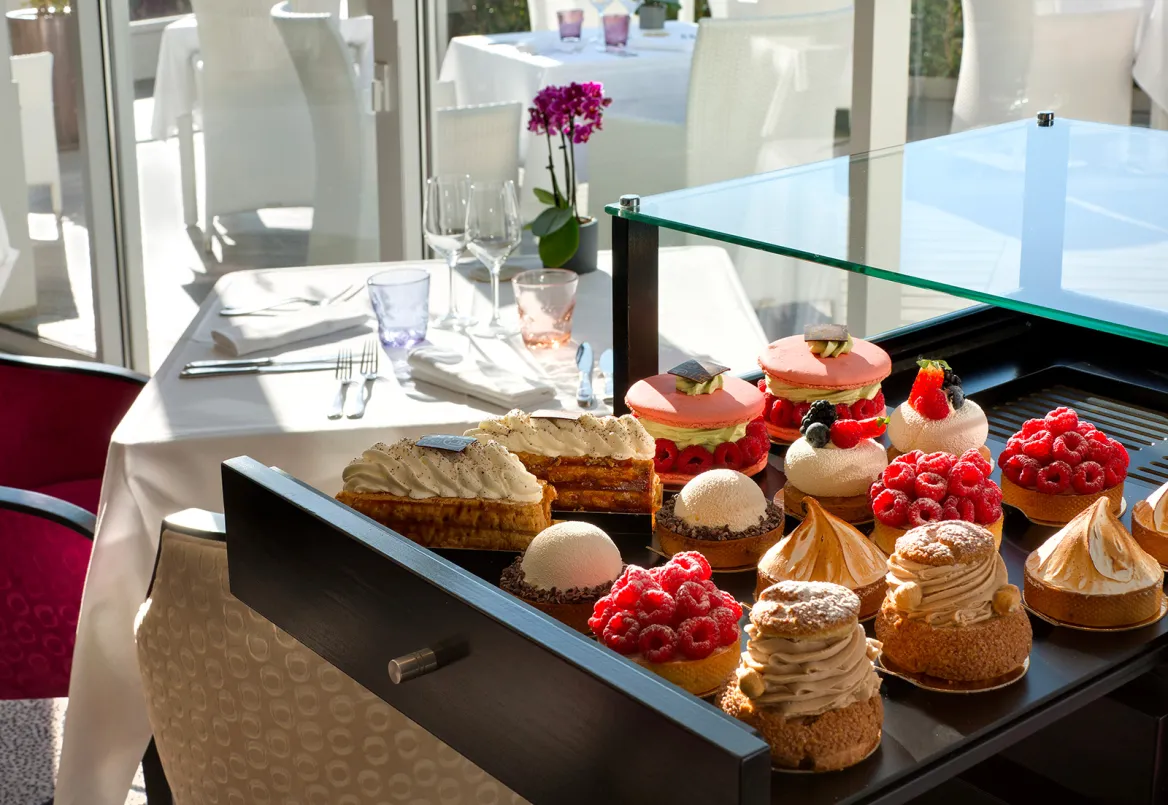 Tray of MIniardises Grand Hotel Thalasso & Spa