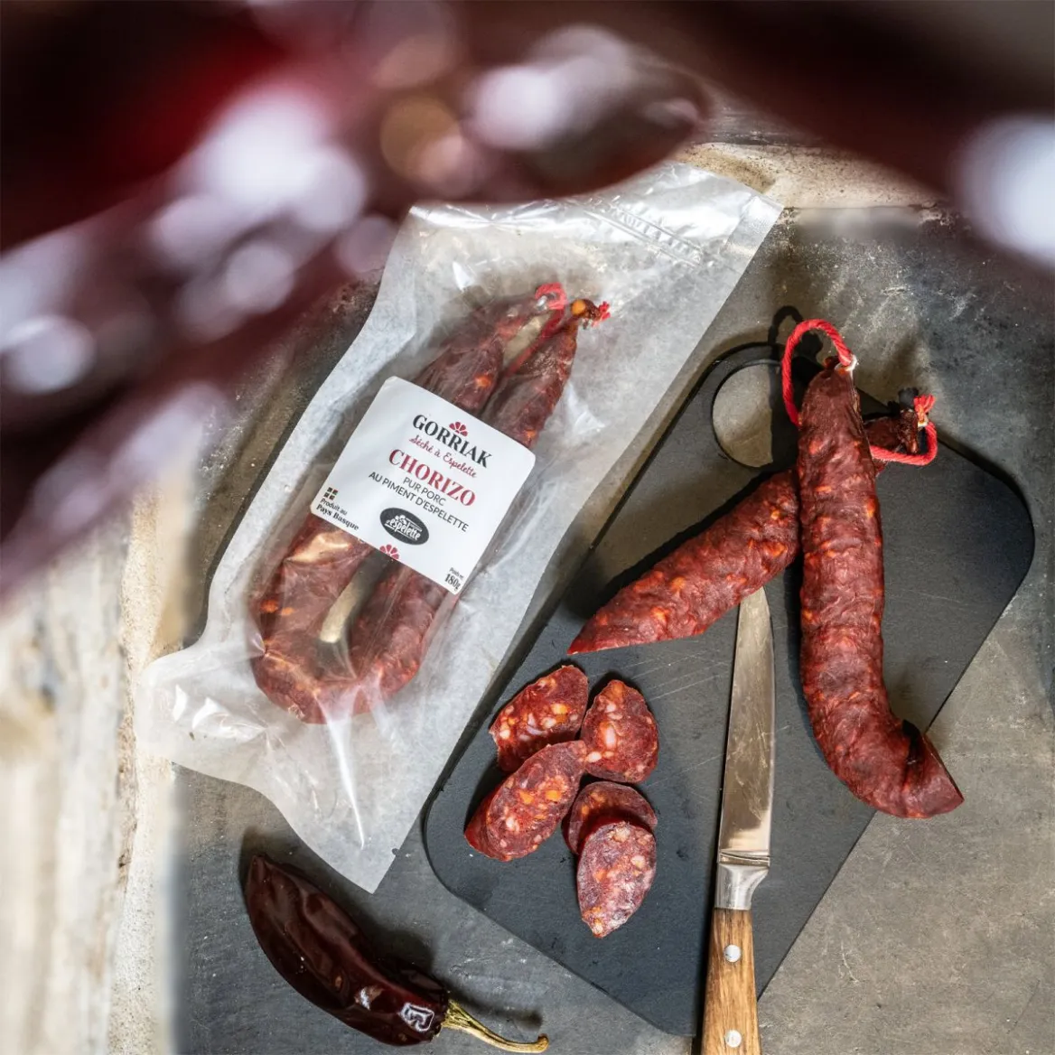 Chorizo con Pimiento de Espelette Gorriak