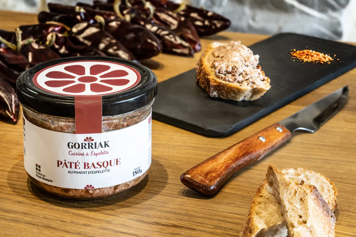 Paté de Gorriak con Pimiento de Espelette