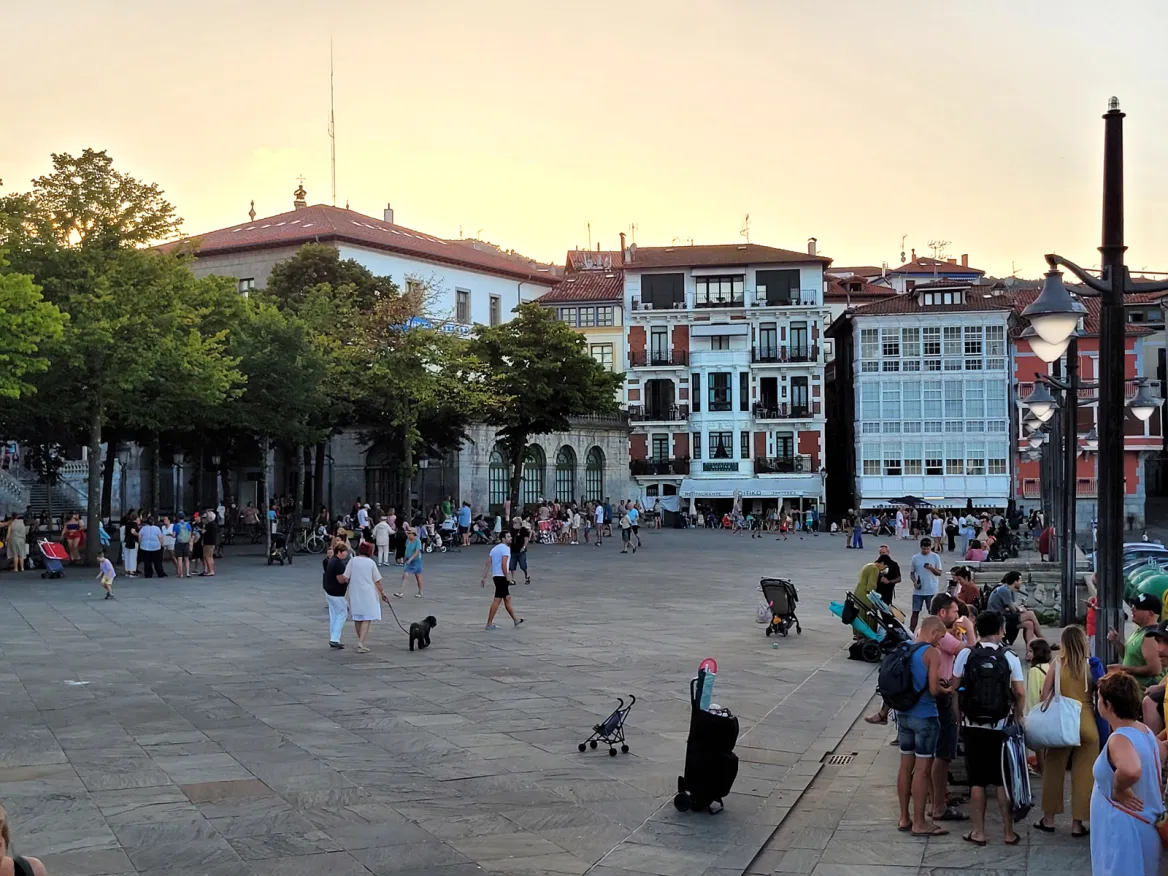 The central square of Lekeitio