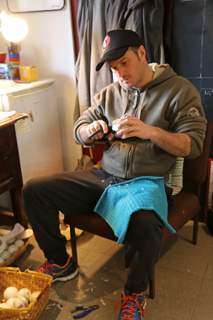 Un travail artisanal de couture !