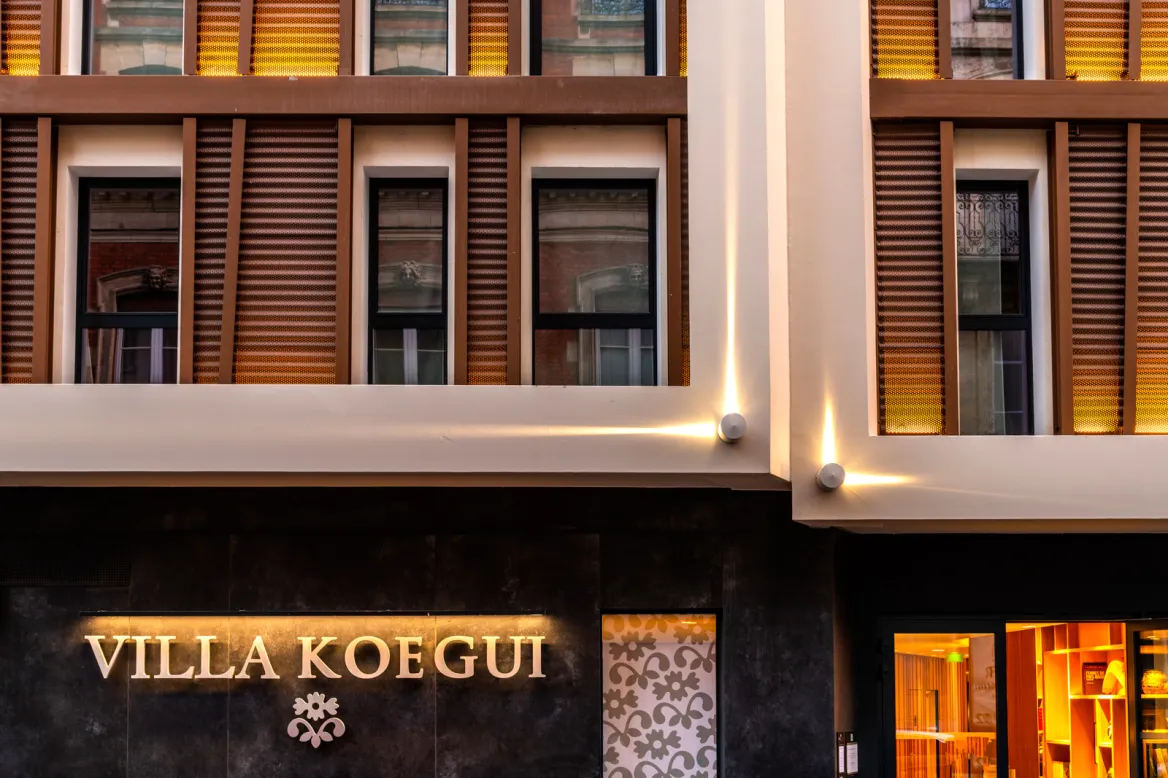 Facade of the Hotel villa Koegui