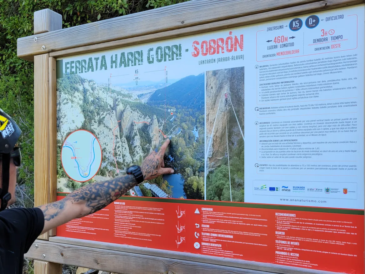 Via ferrata directions