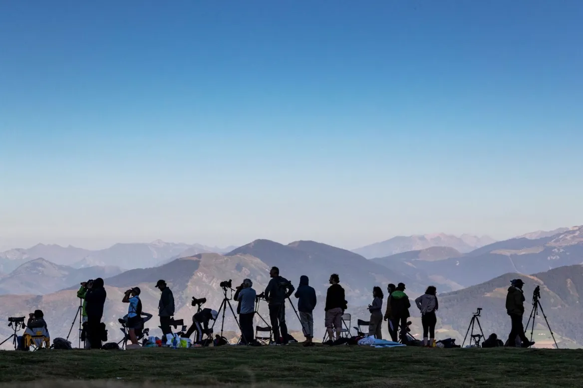 Observateurs sur le col d'Organbidexka