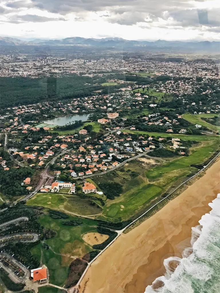 Biarritz vu du ciel