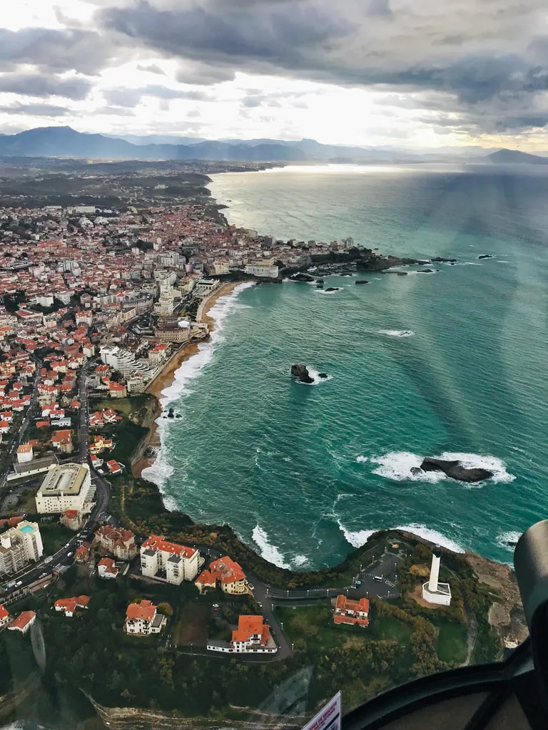 Biarritz vu du ciel