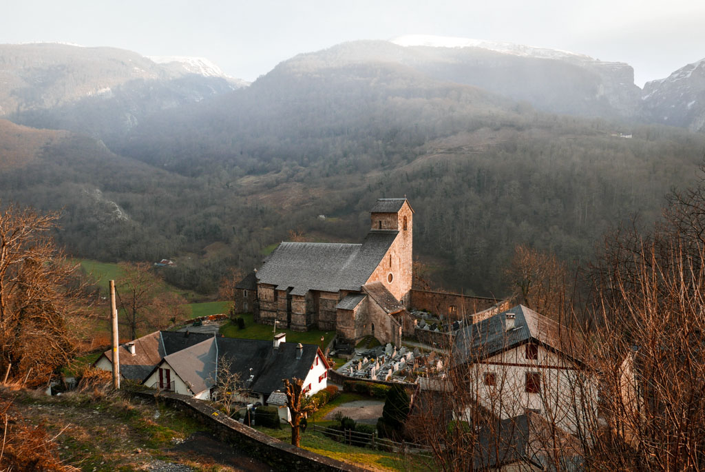 L’église romane du Xième siècle de Sainte-Engrâce