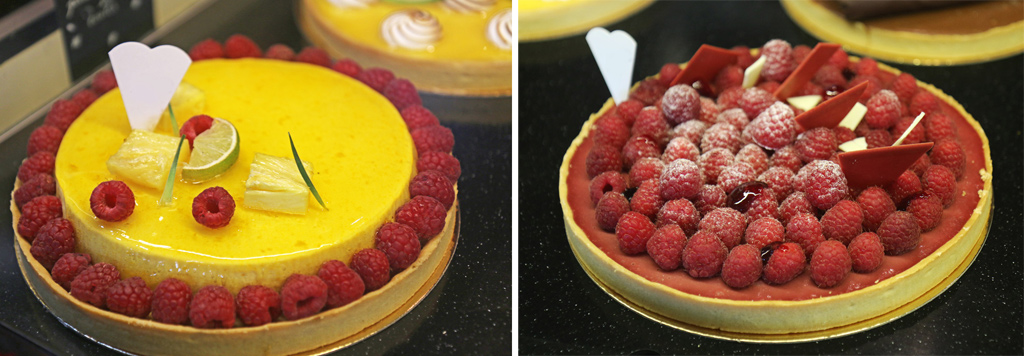 Gâteau framboise et pistache